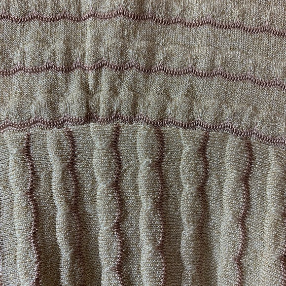 MISSONI Sz 48 EUR USA 12 NEW LUREX DRESS GOLD NWT - Picture 8 of 14